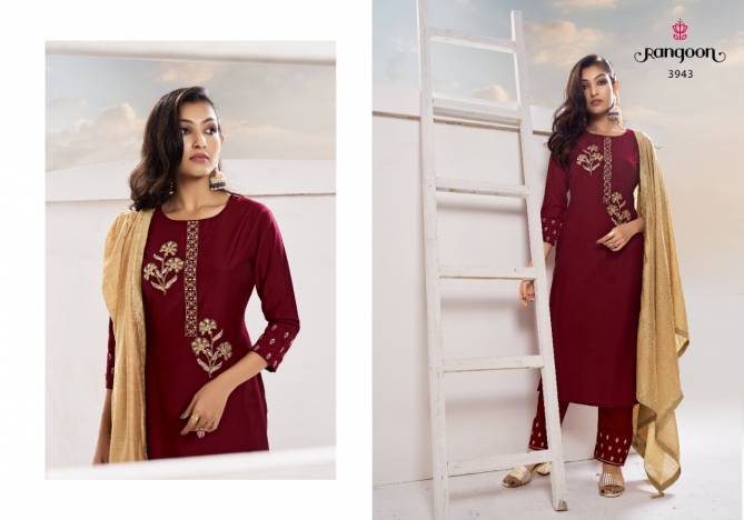 Rangoon Virasat New Exclusive Wear Embroidery Designer Ready Made Suit Collection